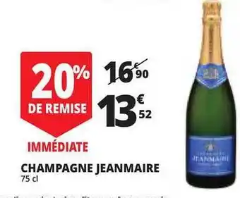 Auchan Direct Champagne Jeanmaire offre