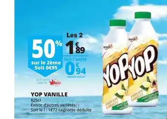 Auchan Direct Yop Vanille offre