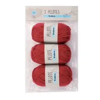 Stokomani 3 pelotes de fil à tricoter offre