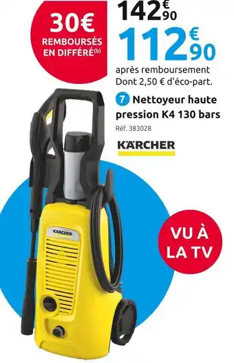 Mr Bricolage Kärcher nettoyeur haute pression k4 universel offre
