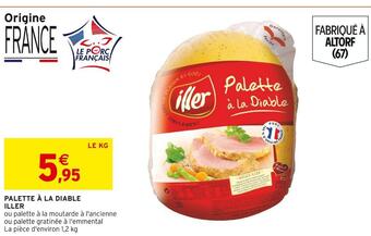Iller palette à la diable