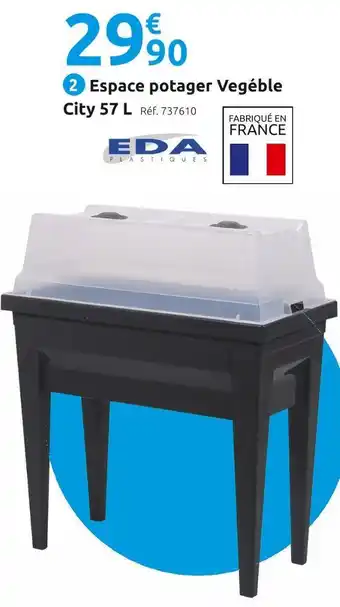 Mr Bricolage Eda espace potager vegéble city 57 l offre
