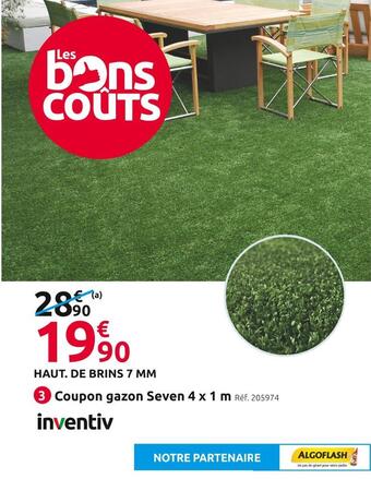 Mr Bricolage Inventiv coupon gazon seven offre