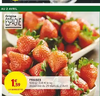 Intermarché Fraises offre