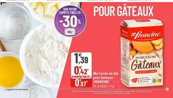 G20 Ma Farine De Blé Pour Gâteaux Francine offre