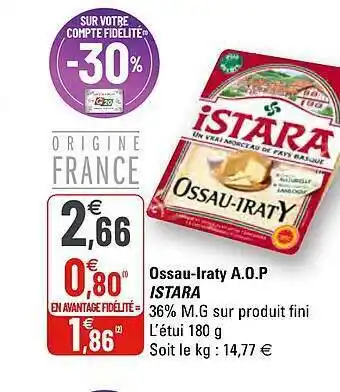 Ossau-iraty A.o.p. Istara