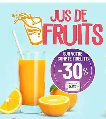G20 Jus De Fruits offre