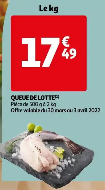Auchan Queue de lotte offre