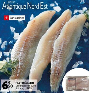 Auchan Filet d'églefin offre