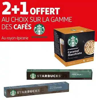 Auchan Starbucks bon plan sur la gamme des cafés starbucks offre