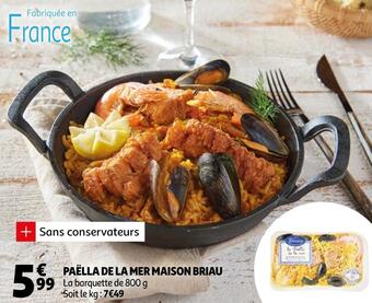 Auchan Maison briau paëlla de la mer offre
