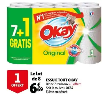 Auchan Okay essuie tout offre