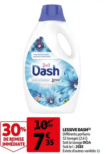 Auchan Dash lessive offre