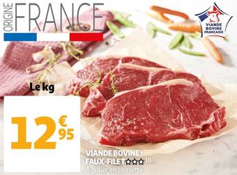 Auchan Viande bovine : faux-filet offre