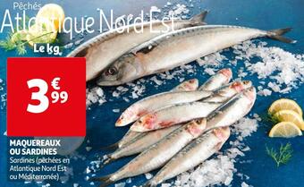 Auchan Maquereaux ou sardines offre