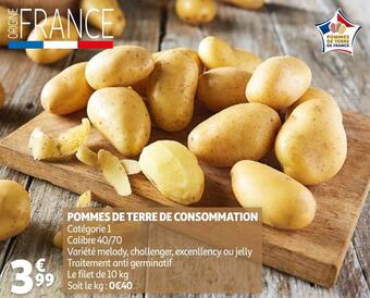 Pommes de terre de consommation