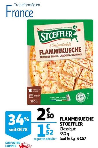 Auchan Stoeffler flammekueche stoeffler offre