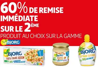 Auchan Bjorg bon plan sur la gamme bjorg offre