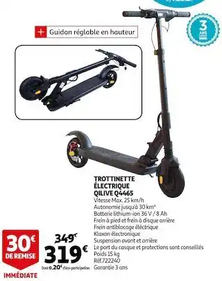 Qilive trottinette électrique q4465