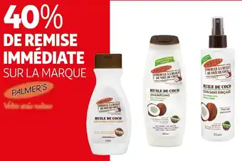Auchan Palmer's bon plan sur la marque palmer's offre