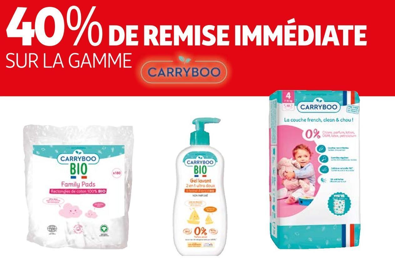 Promo Carryboo bon plan sur la gamme carryboo chez Auchan