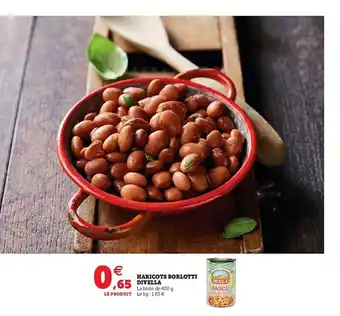 U Express Haricots Borlotti Divella offre