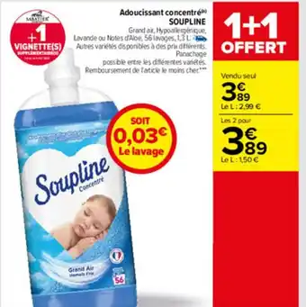Carrefour Adoucissant copcentre offre