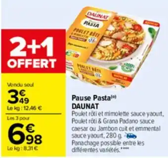 Carrefour Pause pasta offre