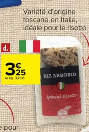 Carrefour Variétv d'origine toscane en italie offre