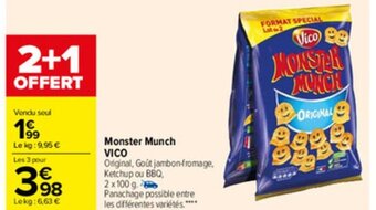 Carrefour Monster munch offre