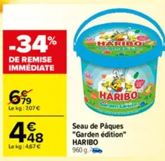 Carrefour Seau de Pâques "garden edition" offre