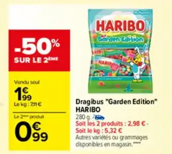 Carrefour Dragibus Garden edition Haribo offre