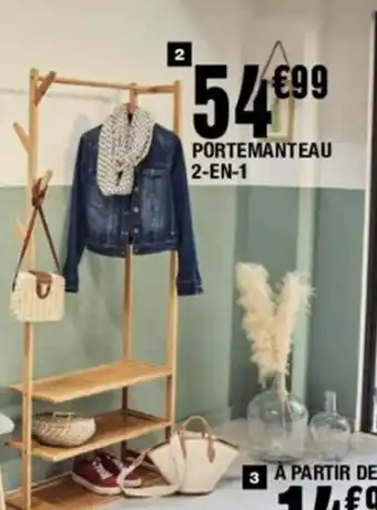 Portemanteau 2-en-1