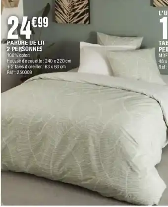 La Foir'Fouille Parure de lit 2 personnes offre