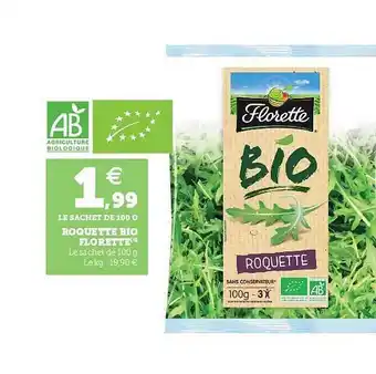 Roquette Bio Florette