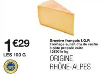 Monoprix Gruyère français I.G.P offre