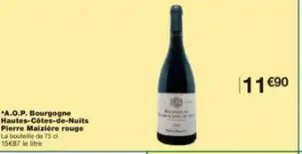 Monoprix Bourgogne hautes-Côtes-de-nuits offre