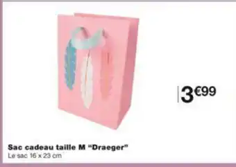 Monoprix Sac Cadeau Taille M Draeger offre