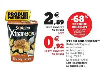 Xtrem Box Sodebo