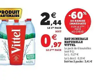 Eau Minérale Naturelle Vittel