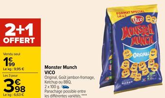 Carrefour Vico monster munch offre