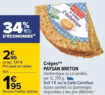 Paysan breton crêpes