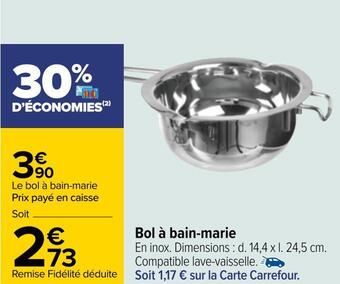 Carrefour Bol à bain-marie offre