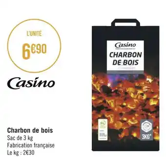 Géant Casino Charbon de bois offre