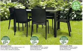 Casino Supermarchés Otello table de jardin offre