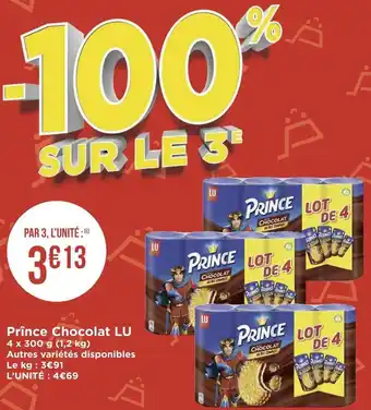 Géant Casino Lu prînce chocolat offre