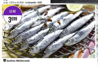 Géant Casino Sardines méditerranée offre