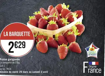 Fraise gariguette