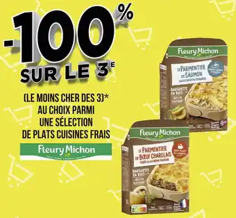 Géant Casino Fleury michon bon plan sur une sélection de plats cuisines frais de la marque fleury michon offre