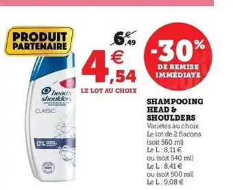 U Express Shampooing Head & Shoulders offre